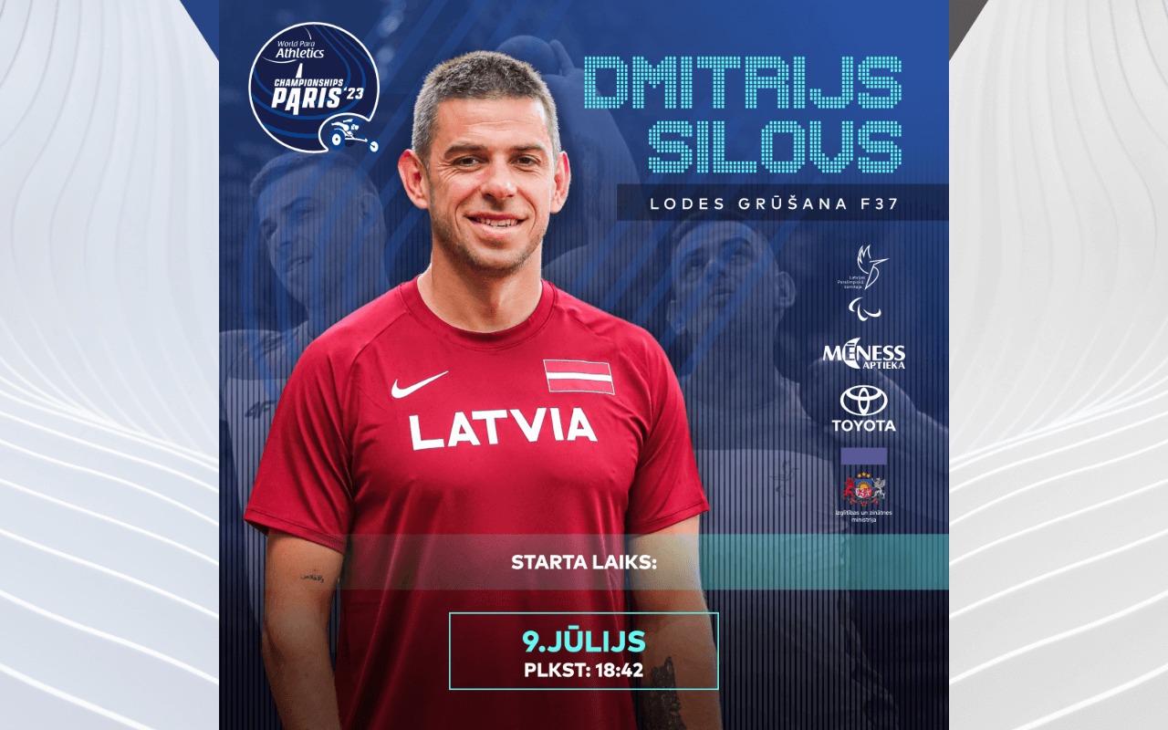 Dmitrijs Silovs. Pasaules čempionāts paravieglatlētikā 23′ Parīzē ...