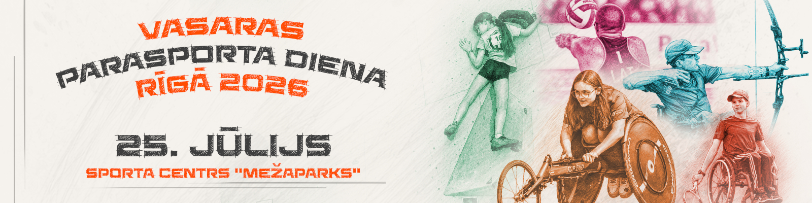 Pieteikšanās Vasaras parasporta dienai Rīgā 2026